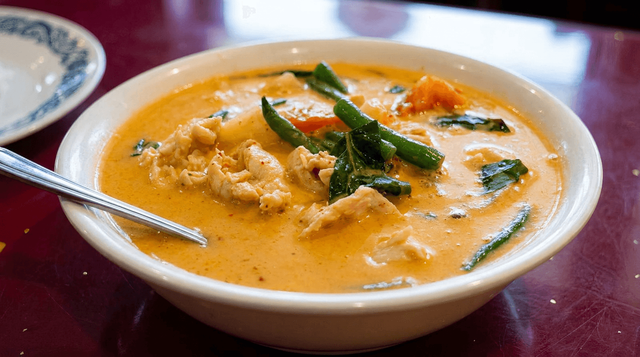 Gang Gai Yang (Grilled Chicken Curry).