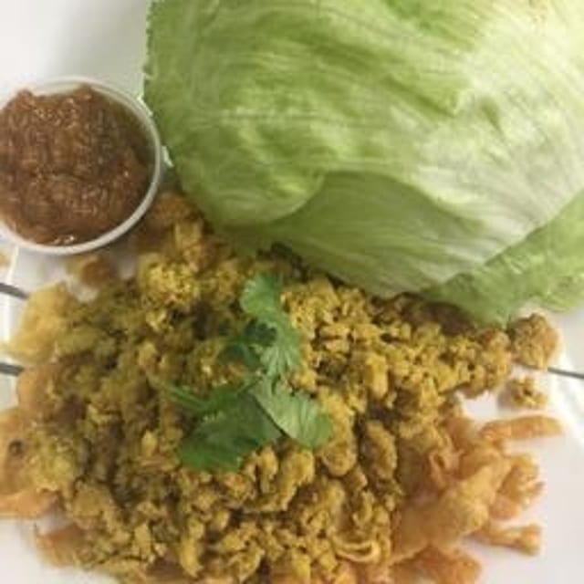Thai Lettuce Wrap.
