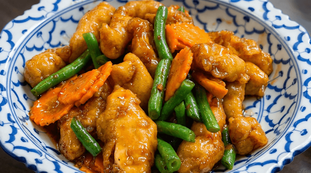 Basil Crispy Chicken.