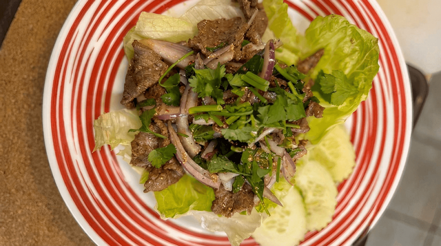 Nam Tok Salad.